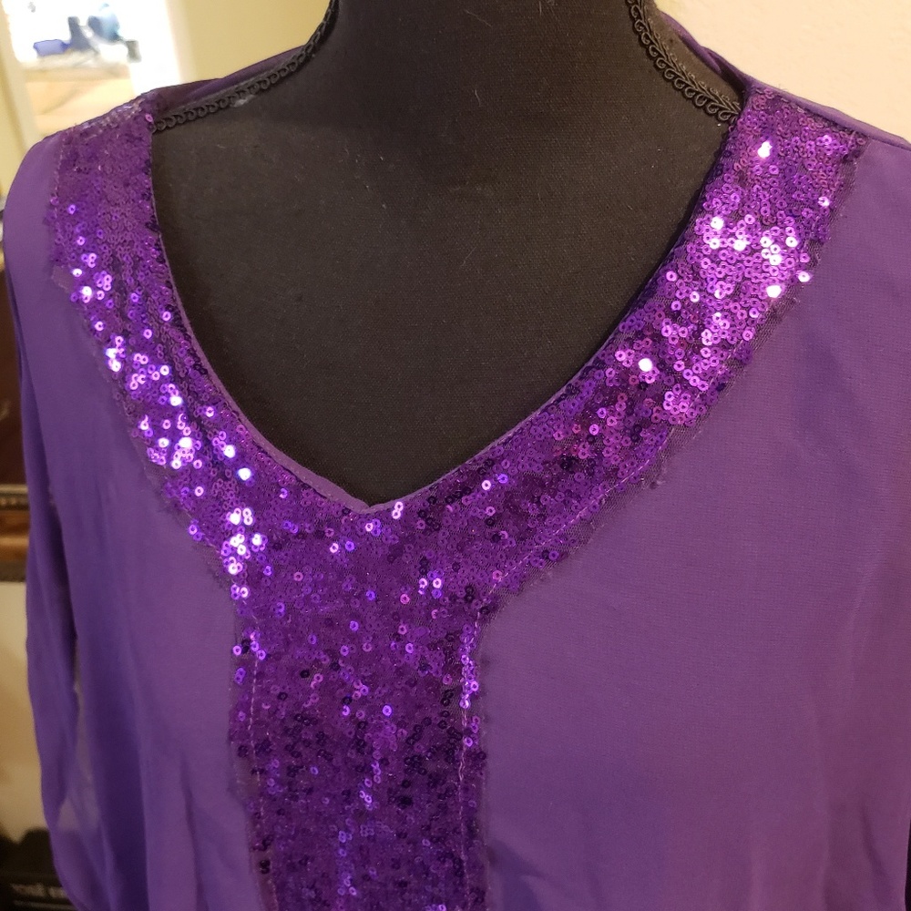 Purple dress shirt
